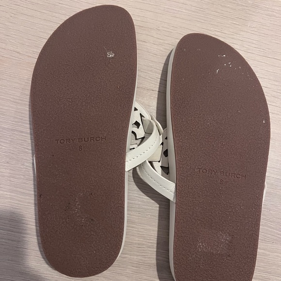 Tory Burch Sandals - White Size 8 - Picture 2 of 2